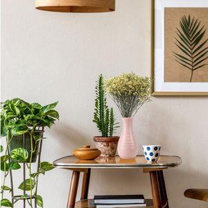 Nordic/modern vase pink/blue/ or white shatter-proof
